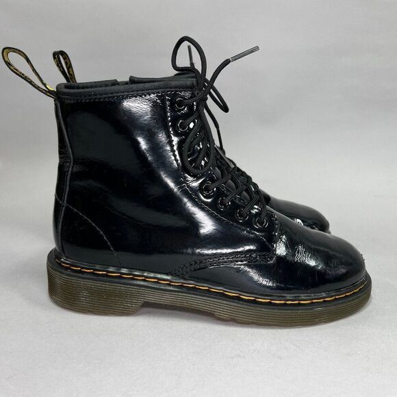 Dr. Martens Other - Dr. Martens Youth 1460 Black Patent Leather Lace Up Boots